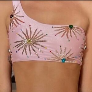 Oceanus Callie One Shoulder Top